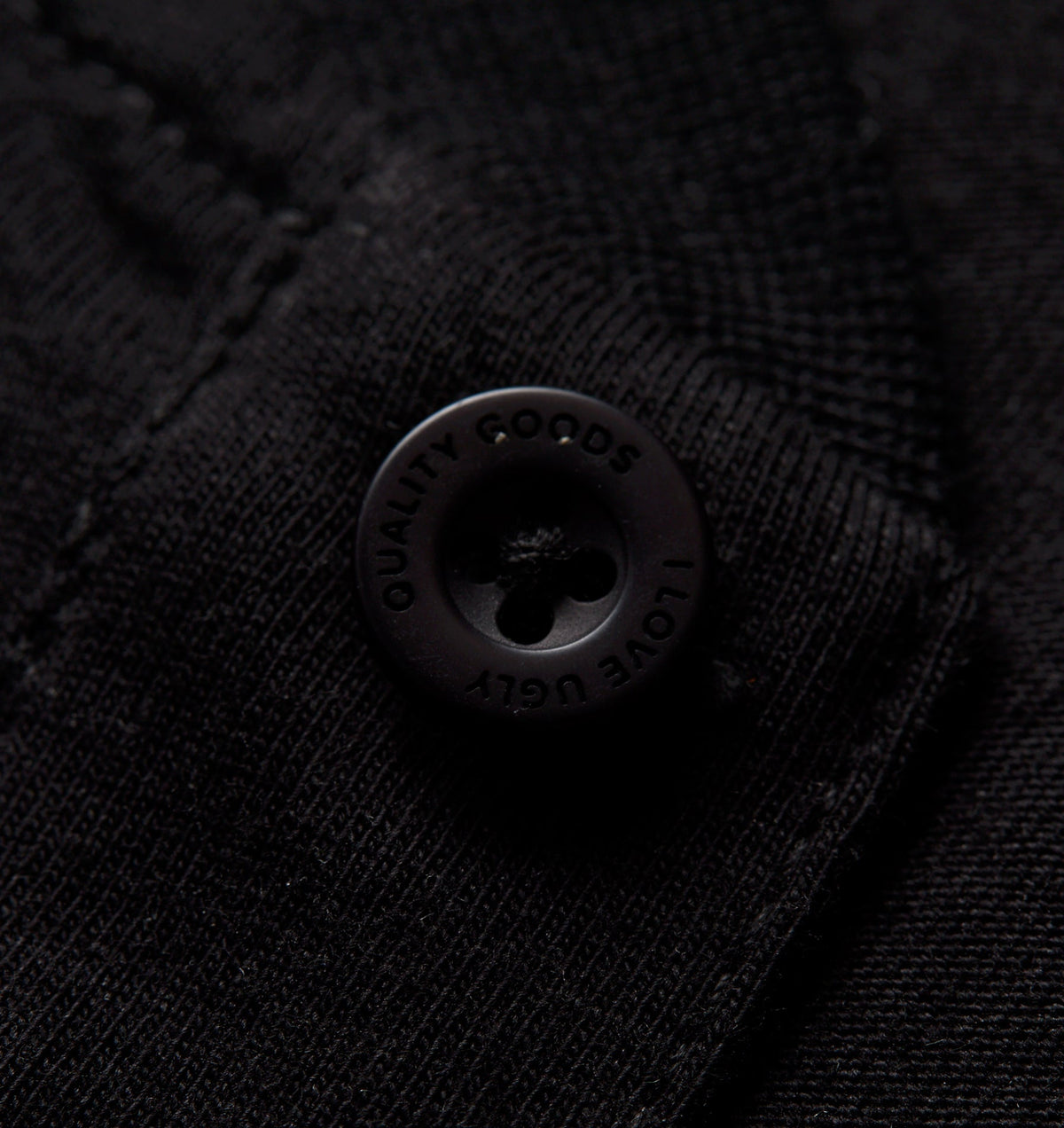 Henley Muscle Tee - Black