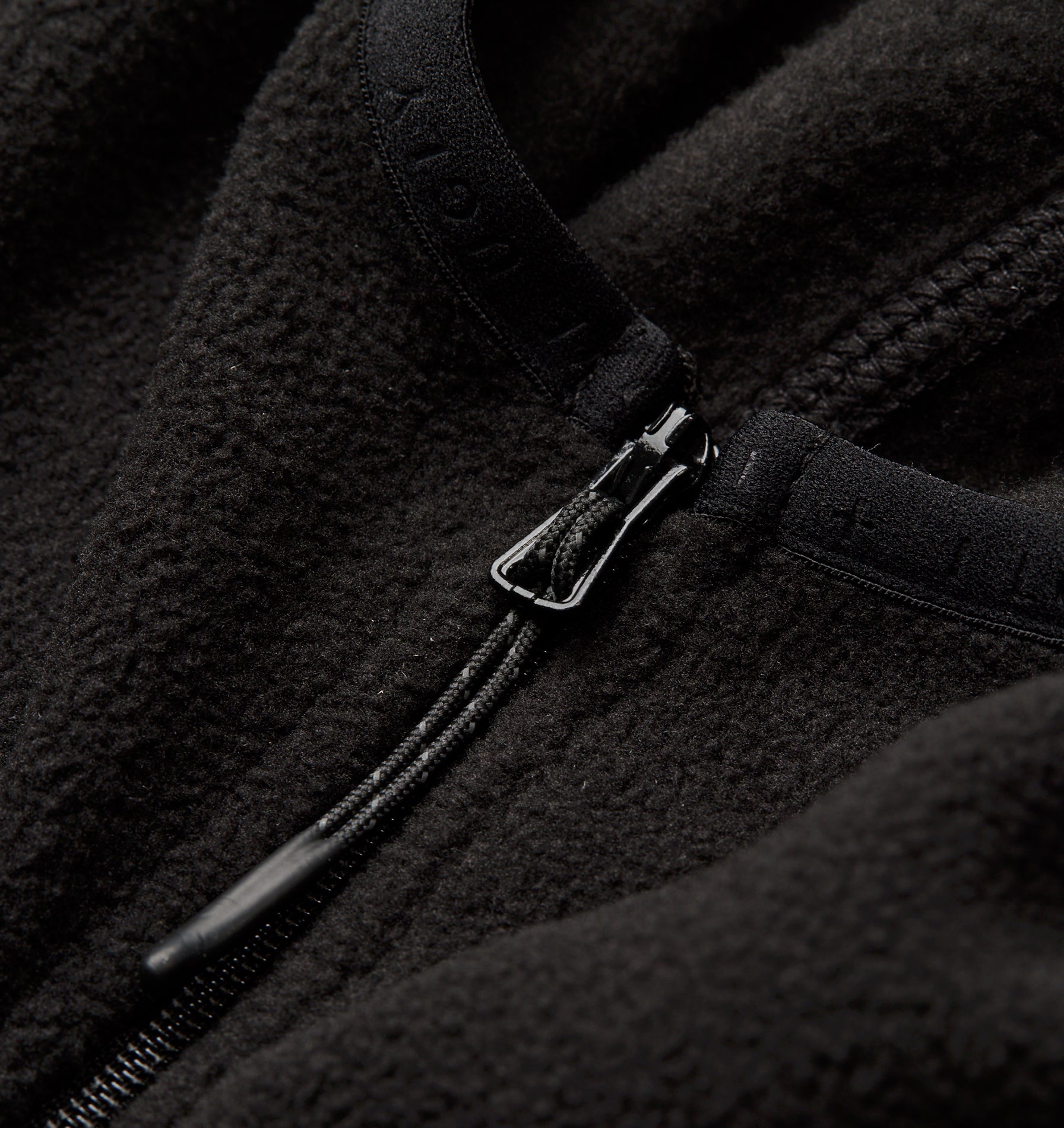 Active Full Zip Fleece - Black / Charcoal