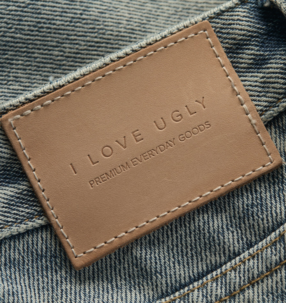 Tobi Straight Denim - Grey Blue