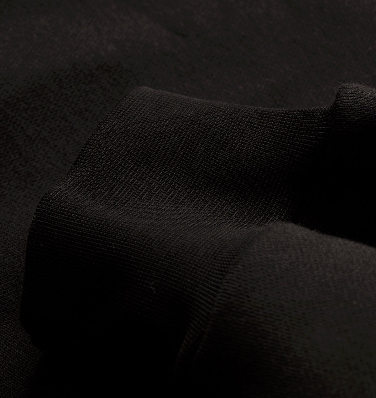 Heavy Crop Box Hood - Black