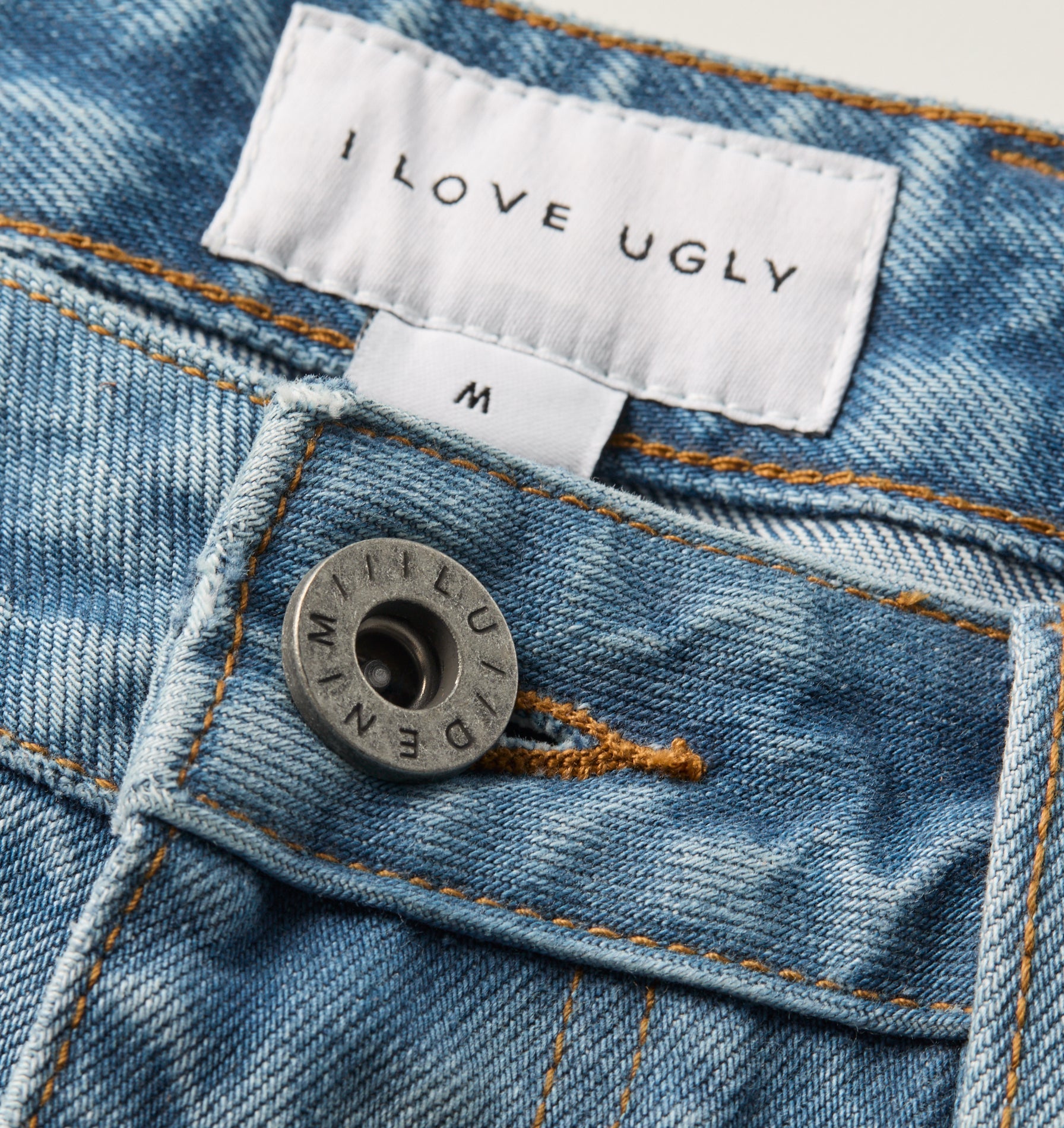Cropped 90s Denim - Washed Vintage Blue