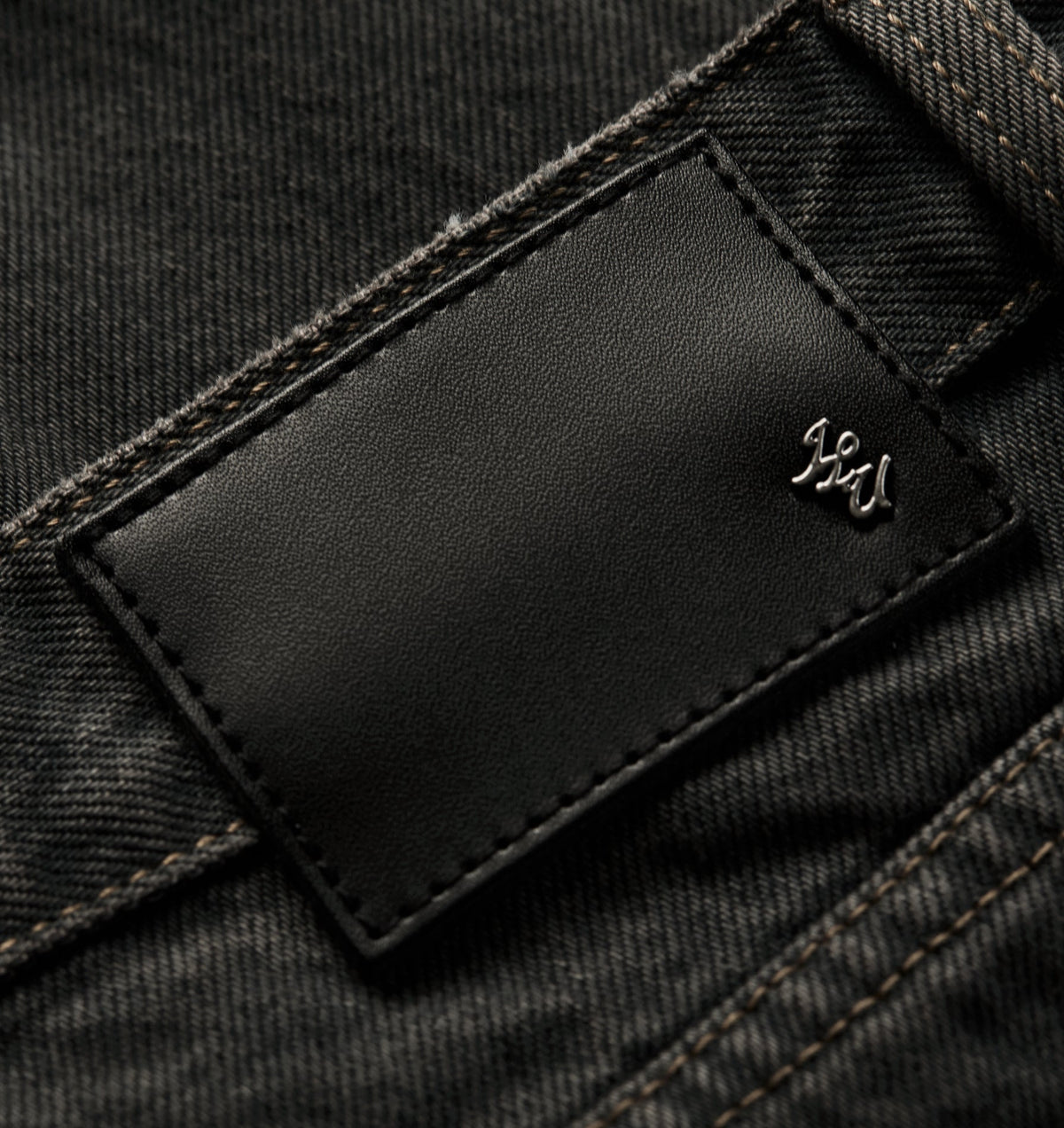 Edgar Wide Denim - Charcoal