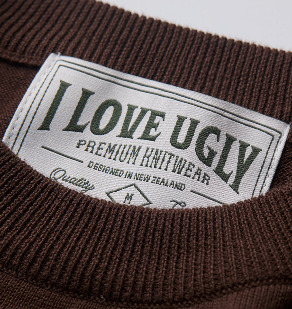 Knit Tee - Brown