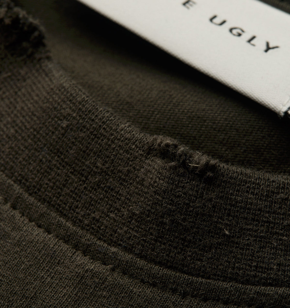 Distressed Oversized Tee - Faded Green