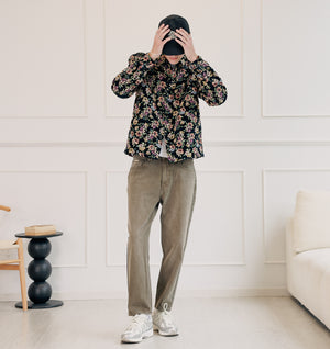 Cropped 90s Denim - Faded Mocha