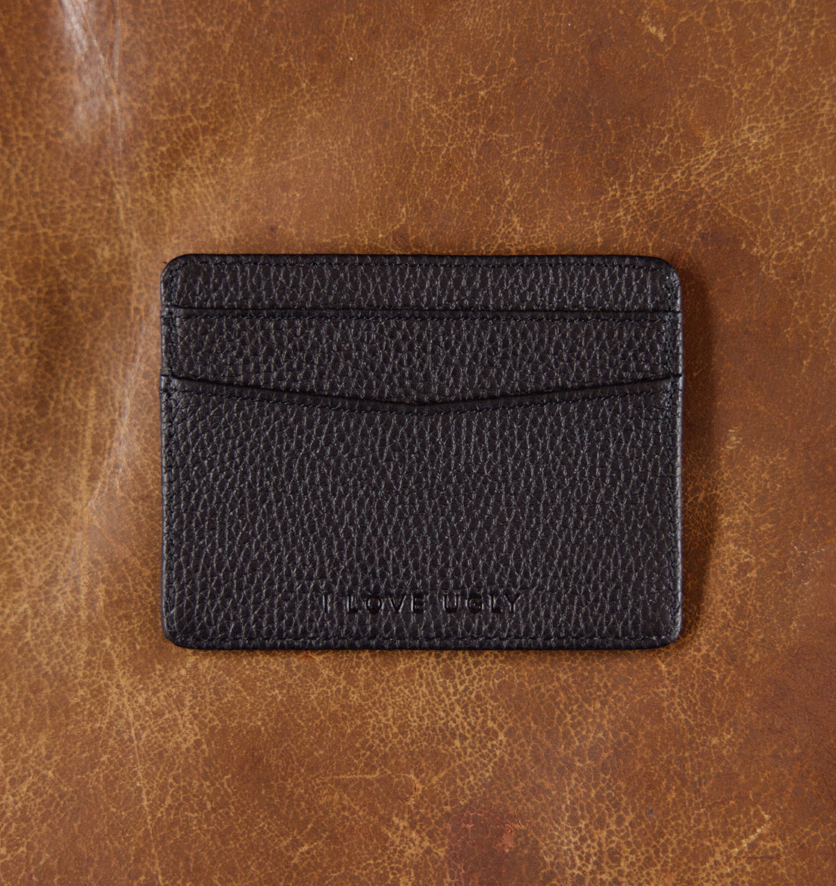 Kingsley Leather Card holder - Black