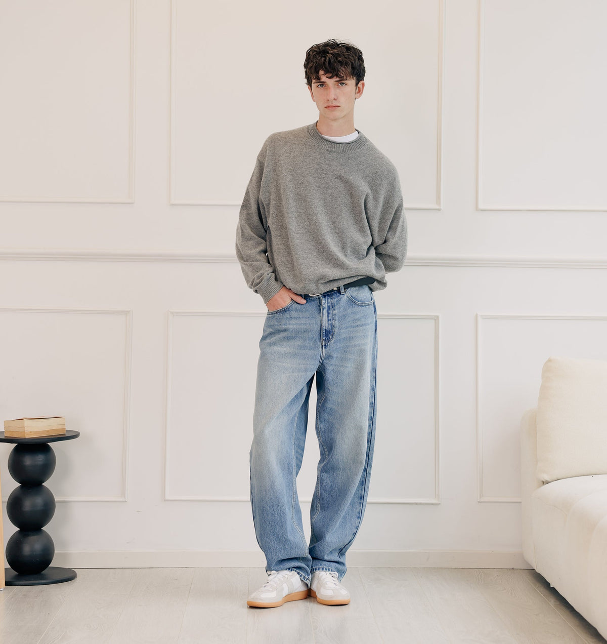 Edgar Wide Denim - Vintage Blue
