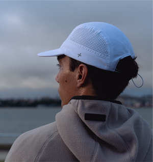 Active 5 Panel Cap - White