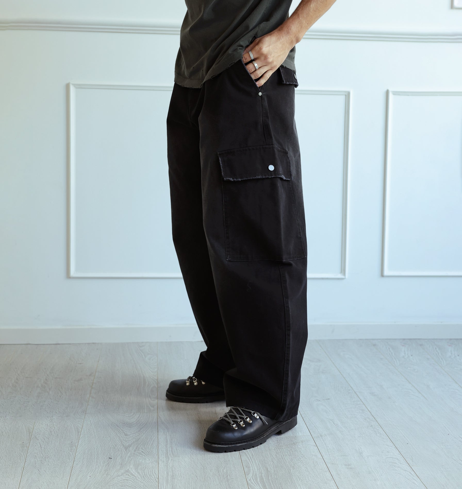 Balloon Cargo Pant - Vintage Black | I Love Ugly AU