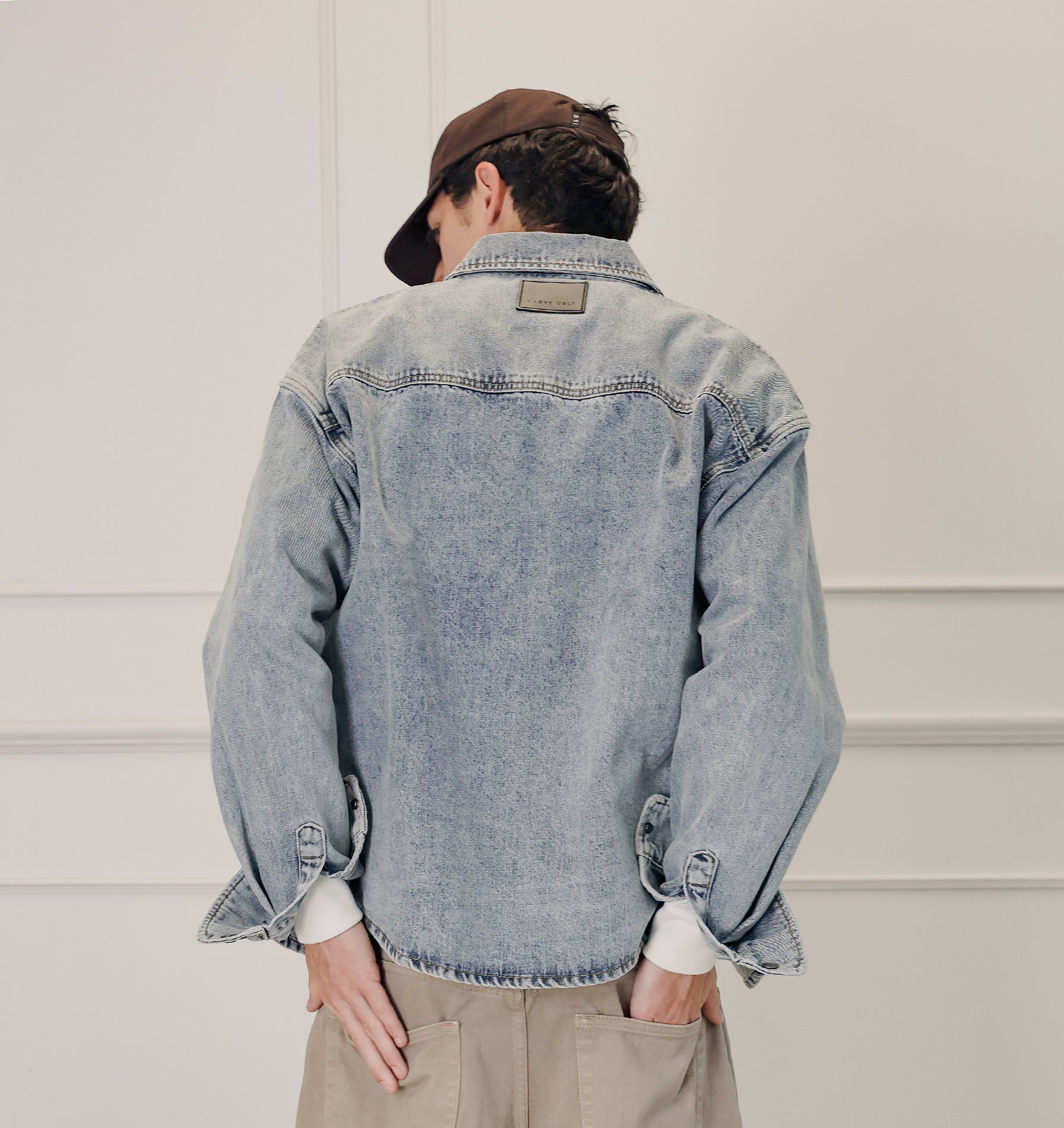 Denim Overshirt - Grey Blue