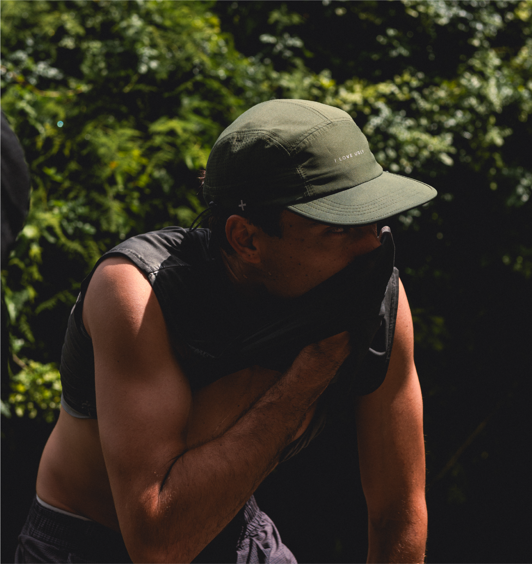Active 5 Panel Cap - Army Green