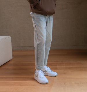 Cropped 90s Denim - Light Vintage Blue