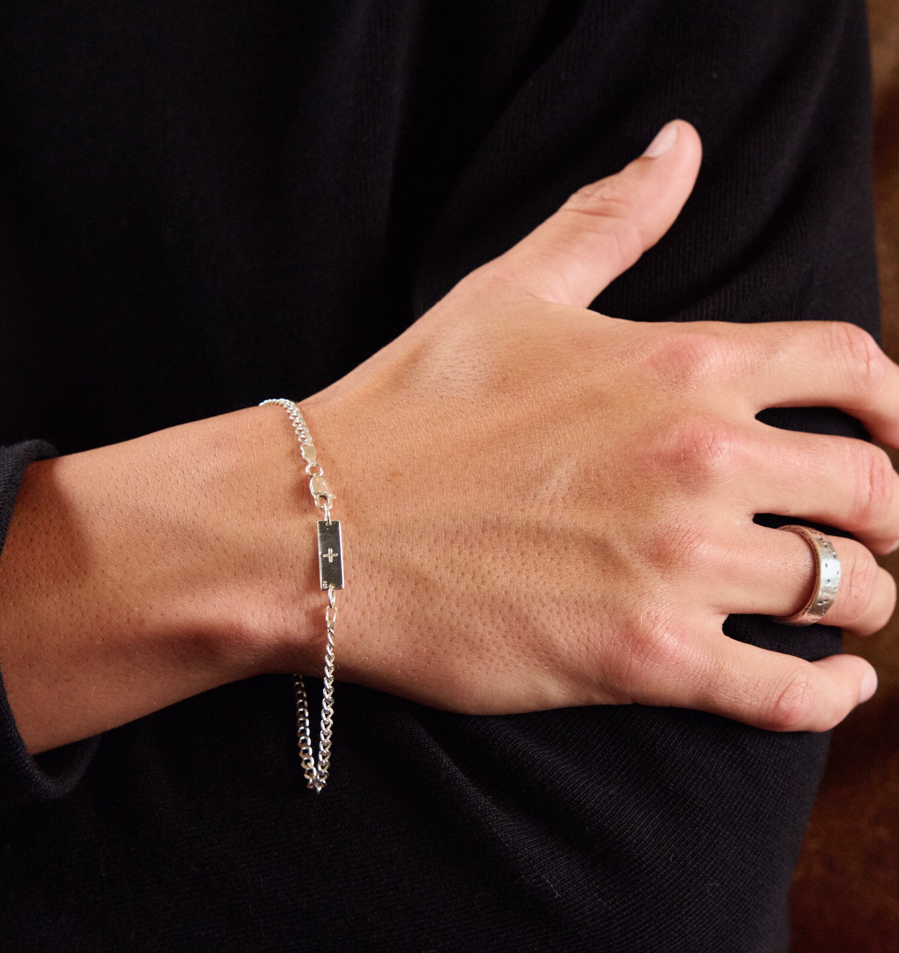 Fine Cuban Bracelet - Silver