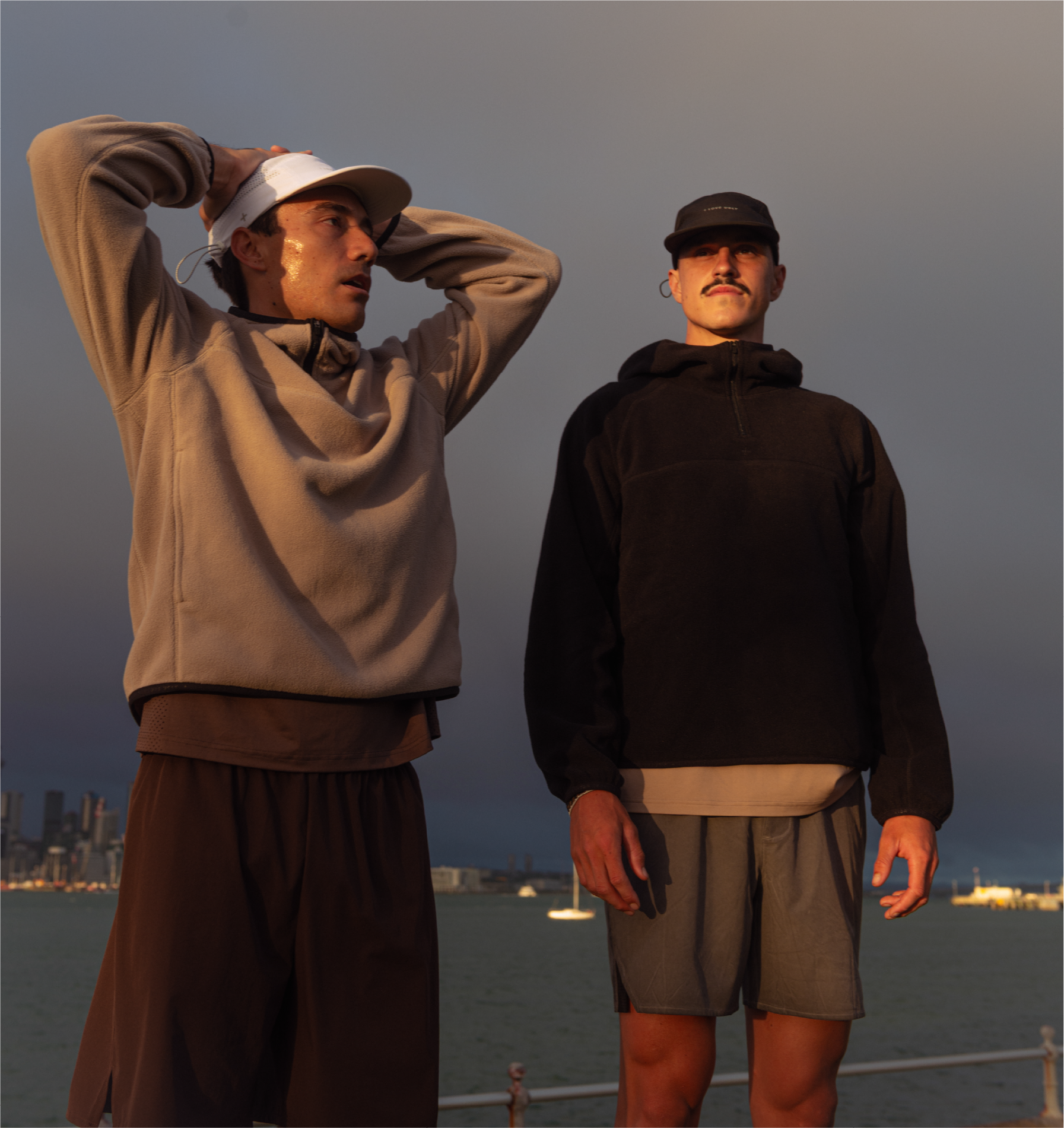 Active Hooded Fleece - Black