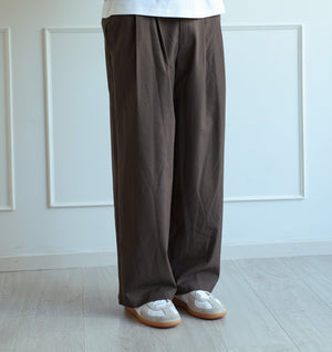 Albert Pleated Pant - Mushroom