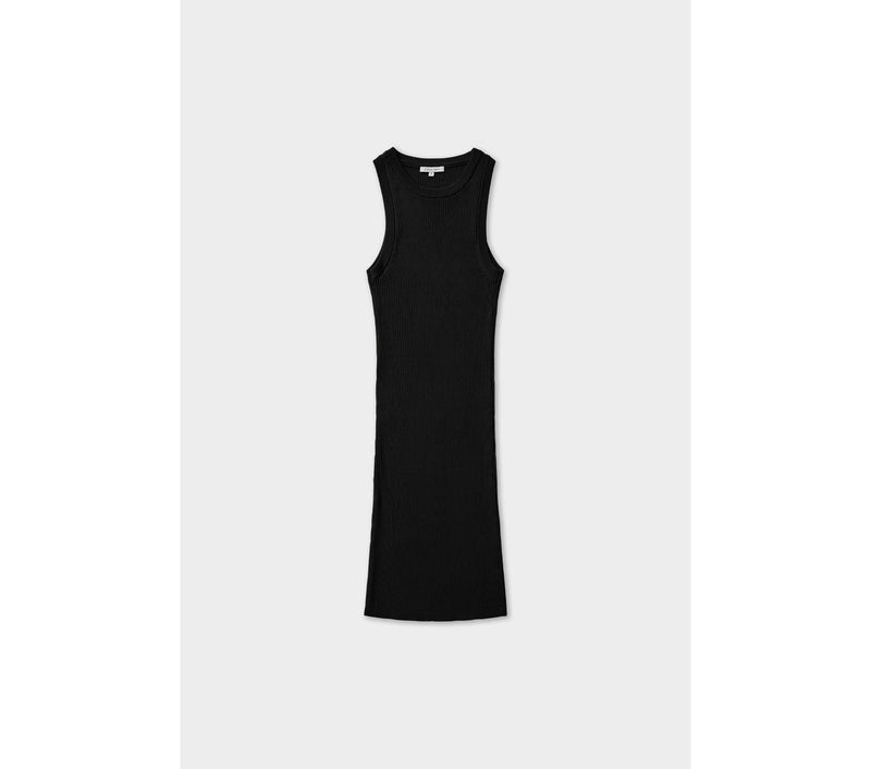 Cori Ribbed Dress - Black